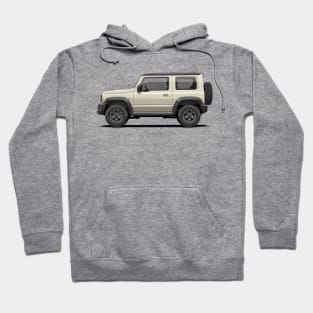 New Jimny JB74 Chiffon Ivory - Side Hoodie